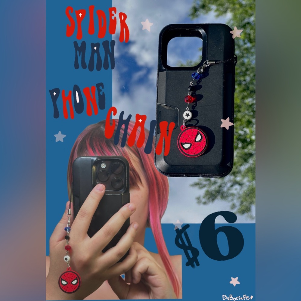 Spider-Man phone chain!!🕸️🕸️